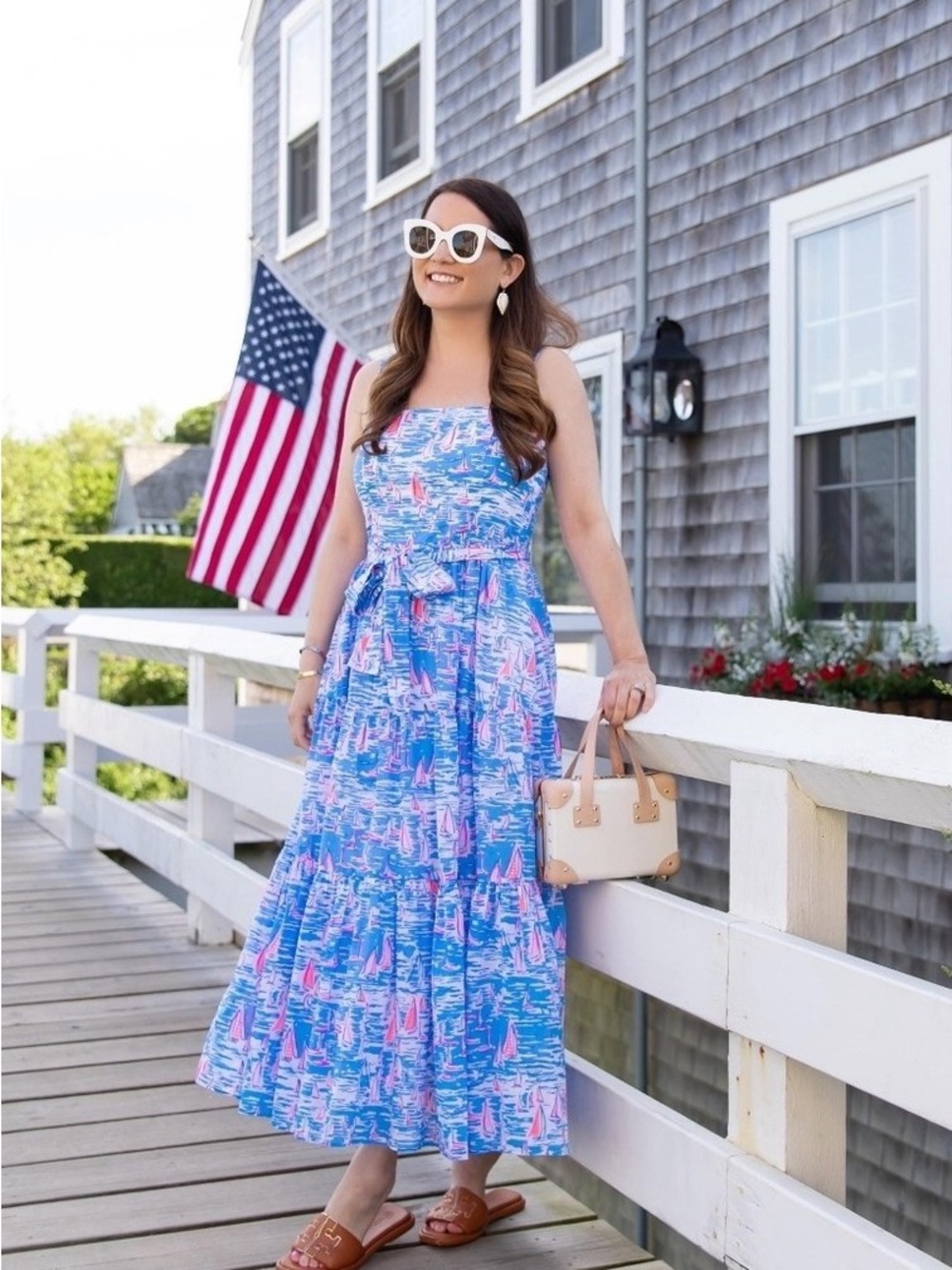 🦄🦄🦄 Lilly Pulitzer Analeese Midi Dress in the Zanzibar Blue Boatylicious